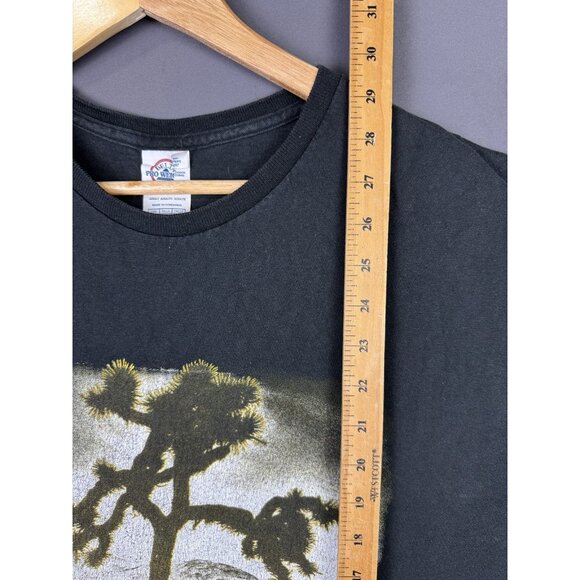 U2 Band Tee The Joshua Tree Tour 2017 Concert Promo 30th Anniversary Black 2XL - Picture 8 of 8